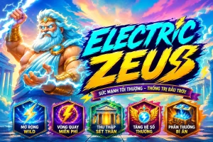 Cơn mưa lông chim ưa vàng rơi xuống nhân điểm trong E2BET ELECTRIC ZEUS